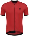 Koszulka na rower Rogelli ESSENTIAL z krótkim rękawem, czerwona